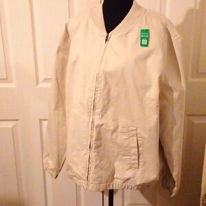 J4-👌 Men's Gap Cream Colored Jacket - sz Large